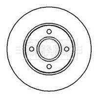BBD4983 BBD4983 BORG & BECK - Диск гальмівний (2 шт) BORG&BECK подбор по vin на Brocar