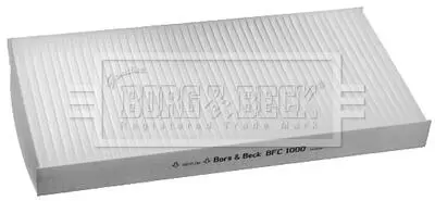 BFC1000 BFC1000 BORG & BECK - Фільтр салону BORG&BECK підбір по vin на Brocar