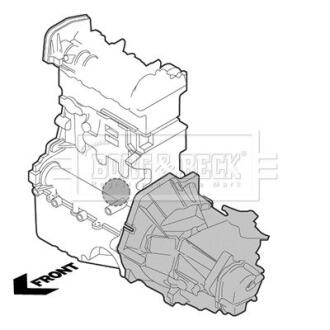 BEM4424 BEM4424 BORG & BECK Опора двигуна BORG&BECK підбір по vin на Brocar