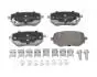 JAPANPARTS NISSAN Гальмівні колодки задні NAVARA 2.3 15-, MERCEDES-BENZ, RENAULT PP-0532AF