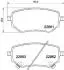 PP0532AF JAPANPARTS NISSAN Гальмівні колодки задні NAVARA 2.3 15-, MERCEDES-BENZ, RENAULT JAPANPARTS підбір по vin на Brocar