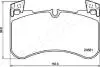 PAL15AF JAPANPARTS LAND ROVER Комплект гальмівних колодок передн. DISCOVERY V 3.0D 16- JAPANPARTS підбір по vin на Brocar