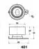 BE401 JAPANPARTS HONDA ролик натягувача ременя Civic 1.2/1.5 83-,HR-V 1.6 99- JAPANPARTS підбір по vin на Brocar