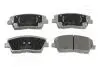 JAPANPARTS KIA Комплект гальмівних колодок STINGER (CK) 2.0 T-GDI 17- PA-K34AF