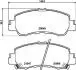 PA533AF JAPANPARTS MITSUBISHI гальмівні колодки передні ECLIPSE CROSS 17- JAPANPARTS підбір по vin на Brocar