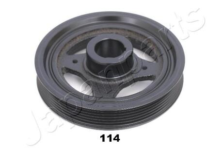 PU114 JAPANPARTS NISSAN Шків колінчатого валу QASHQAI / QASHQAI +2 I 07- JAPANPARTS підбір по vin на Brocar