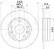 DP135C JAPANPARTS RENAULT Диск гальмівний задн. MEGANE IV Grandtour 16- JAPANPARTS підбір по vin на Brocar