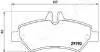 PP0522AF JAPANPARTS гальмівні колодки задн. DB Sprinter,VW Crafter 06- JAPANPARTS підбір по vin на Brocar
