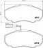 PA0222AF JAPANPARTS К-т гальмівних колодок CITROEN JUMPER 1000/1400kg JAPANPARTS підбір по vin на Brocar