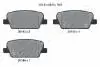 PPH15AF JAPANPARTS HYUNDAI гальмівні колодки задн. SANTA FE IV 18- JAPANPARTS підбір по vin на Brocar