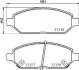 PA0407AF JAPANPARTS OPEL колодки гальм. передн. Karl 1,015- JAPANPARTS підбір по vin на Brocar