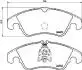 PA0309AF JAPANPARTS AUDI гальмівні колодки передн.A4,A5 07- JAPANPARTS підбір по vin на Brocar