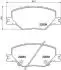 PA0417AF JAPANPARTS колодки гальм. передн. OPEL Insignia B JAPANPARTS підбір по vin на Brocar