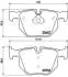 PP0116AF JAPANPARTS BMW Гальмівні колодки задні X5 E70/F15 JAPANPARTS підбір по vin на Brocar