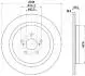 DP267C JAPANPARTS LEXUS Диск гальмівний задній RX 15- JAPANPARTS підбір по vin на Brocar