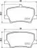PP0322AF JAPANPARTS VOLVO колодки гальм. задні XC40 17- JAPANPARTS підбір по vin на Brocar