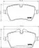 PA0136AF JAPANPARTS BMW гальмівні колодки передн. MINI JAPANPARTS підбір по vin на Brocar