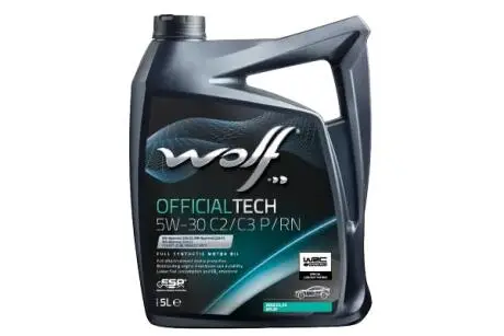 1052550 OFFICIALTECH 5W-30 C2/C3 P/RN 5Lx4 - NEW WOLF подбор по vin на Brocar