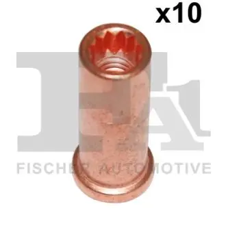 988083110 FISCHER VW Гайка впускного колектора з мідним покриттям (з фланцем 16mm, внутрішня «зірочка»)M8x1,25 L=36mm FA1 підбір по vin на Brocar