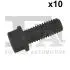 982T0812110 FISCHER BMW Гвинт Зовнішня «зірочка», Дванадцятигранник M8x1,25*20 FA1 підбір по vin на Brocar