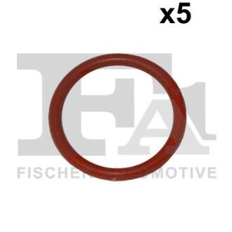 076334005 FISCHER Ущільнювальне кільце (мат. MVQ) 18,10 x 22,10 x 2,00 red FA1 підбір по vin на Brocar