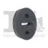 543705 FISCHER SAAB Серьга глушителя 900 -94, 9000 -93. (мат. EPDM) FA1 підбір по vin на Brocar