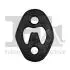 FISCHER FORD кріплення глушника Fiesta 95-2002 (мат. EPDM) 133-720