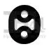 FISCHER OPEL кріплення глушника Astra H 04- (мат. EPDM) 123-735