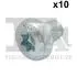 982T0660810 FISCHER VW Гвинт M6x1,0*8 Внутрішня «зірочка» FA1 підбір по vin на Brocar
