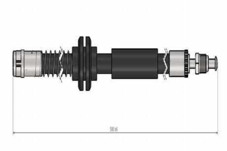 C900624A CAVO VW гальмівний шланг передній AMAROK 2.0 TDI 10- Cavo підбір по vin на Brocar