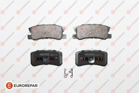 1681165880 EUROREPAR колодки задн. гальмівні MITSUBISHI PAJERO 2.5TD,3.2TDI,3.5I 00.0 EUROREPAR підбір по vin на Brocar