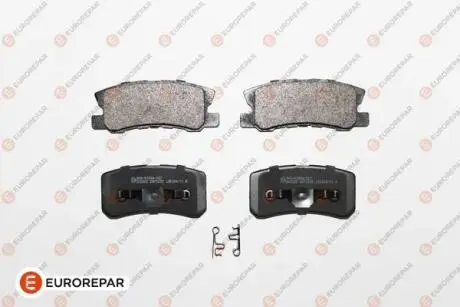 1681165880 EUROREPAR колодки задн. гальмівні MITSUBISHI PAJERO 2.5TD,3.2TDI,3.5I 00.0 EUROREPAR підбір по vin на Brocar