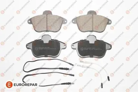 1617279780 EUROREPAR PEUGEOT колодки гальмівні передн. 605 4/91- EUROREPAR подбор по vin на Brocar