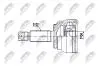 Шарнир равных угловых скоростей 24/60mm/27 l=152mm kia ceed, hyundai i30, 49525-g5000 NPZ-KA-369