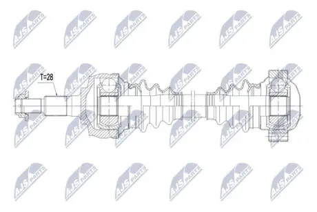 NPWPS018 NTY DRIVESHAFT NTY підбір по vin на Brocar