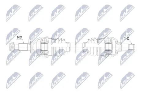 NPWME215 NTY DRIVESHAFT NTY подбор по vin на Brocar