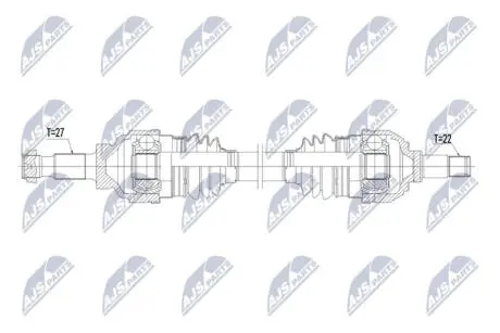 NPWME216 NTY DRIVESHAFT NTY подбор по vin на Brocar