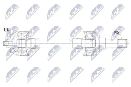 NPWBM239 NTY DRIVESHAFT NTY підбір по vin на Brocar