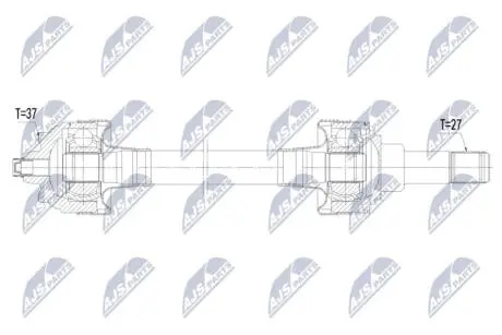 NPWBM240 NTY DRIVESHAFT NTY підбір по vin на Brocar