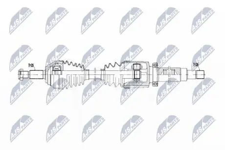 NPWFR170 NTY DRIVESHAFT NTY підбір по vin на Brocar
