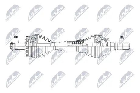 NPWLR045 NTY ПІВВІСЬ NTY підбір по vin на Brocar