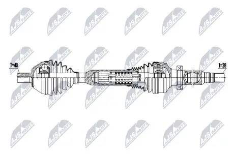 NPWVV174 NTY ПІВВІСЬ NTY підбір по vin на Brocar