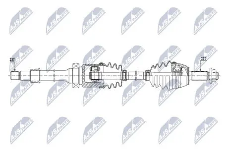 NPWFR173 NTY ПІВВІСЬ NTY підбір по vin на Brocar
