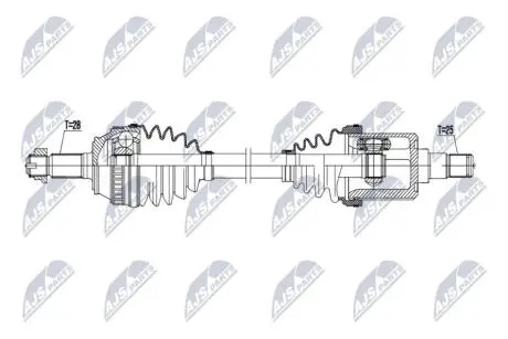 NPWLR037 NTY ПІВВІСЬ NTY підбір по vin на Brocar