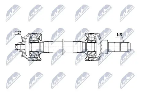 NPWBM227 NTY ПІВВІСЬ NTY підбір по vin на Brocar