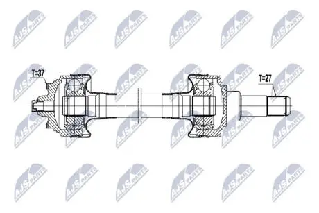 NPWBM226 NTY ПІВВІСЬ NTY підбір по vin на Brocar