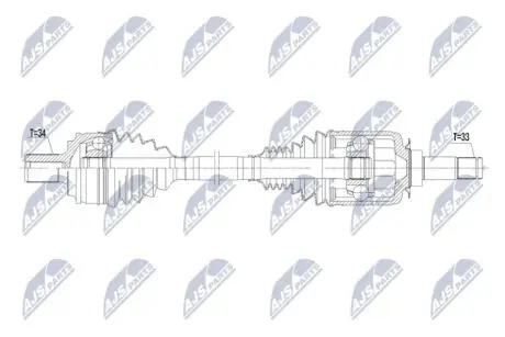 NPWME218 NTY ПІВВІСЬ NTY підбір по vin на Brocar