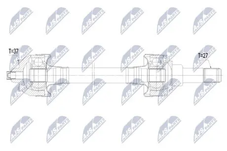 NPWBM237 NTY ПІВВІСЬ NTY подбор по vin на Brocar