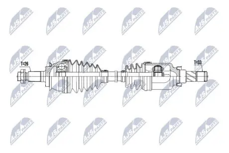 NPWBM243 NTY ПІВВІСЬ NTY підбір по vin на Brocar