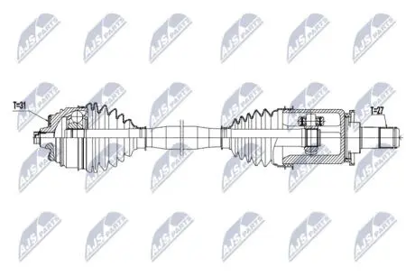 NPWBM251 NTY ПІВВІСЬ NTY підбір по vin на Brocar